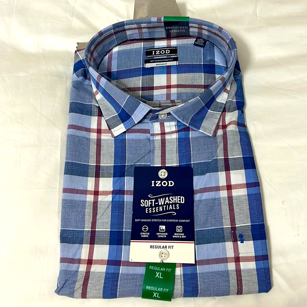 Izod soft washed essentials regular fit men’s long sleeve